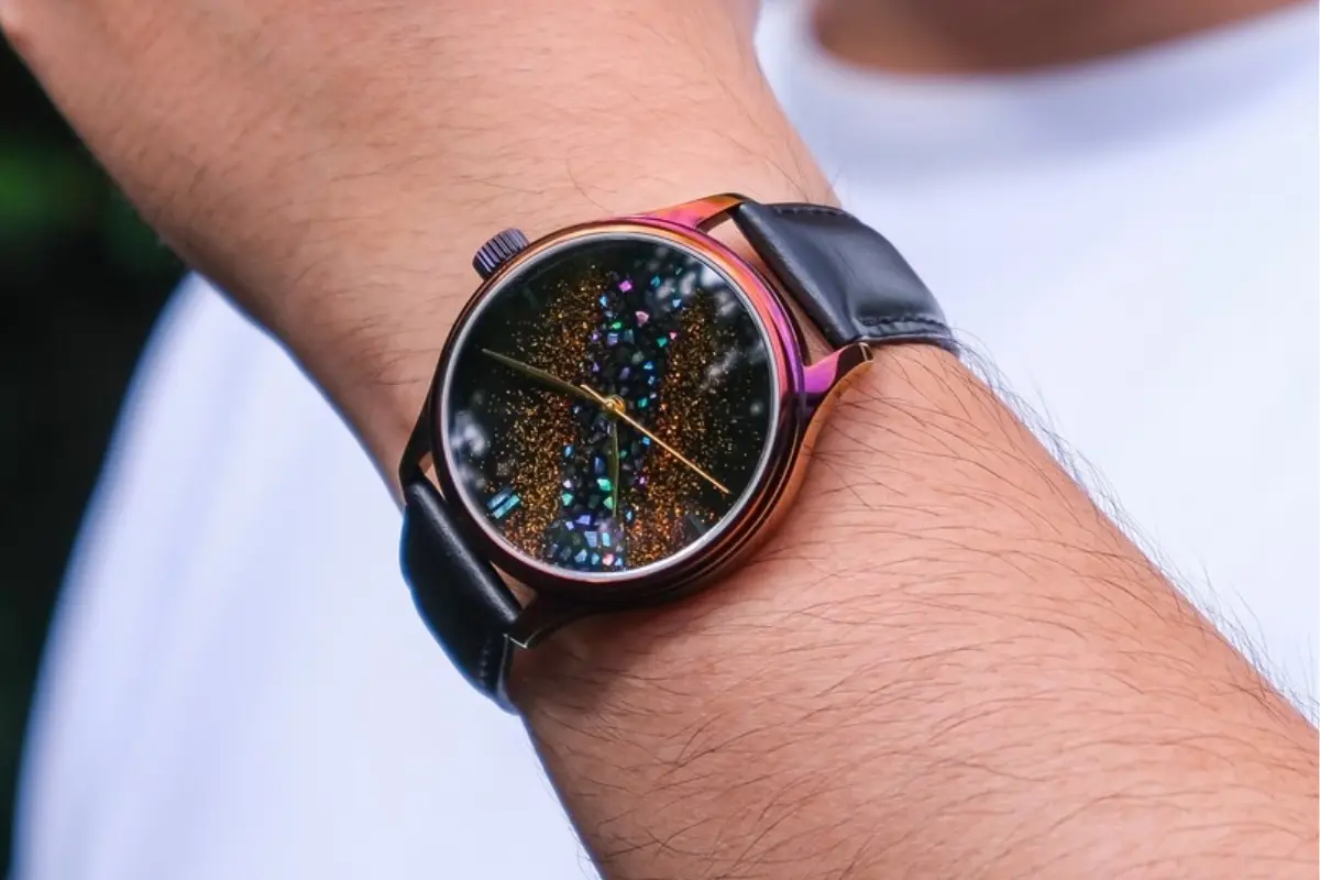Flat-lay photograph comparing watch cases and dials from multiple Japanese watch brands
