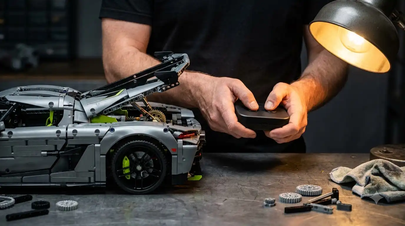 BAV Brick Porsche 918 widebody hypercar with remote control