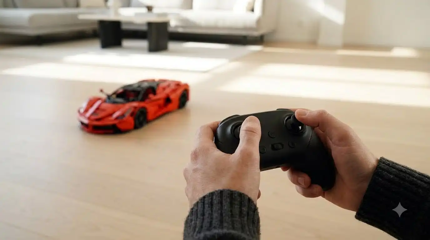 BAV Brick Pagani Huayra Wind God remote control unit in hand