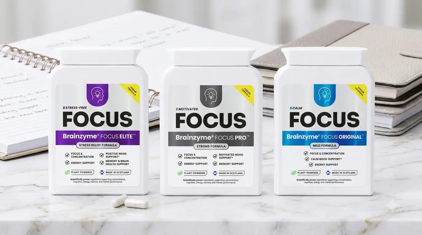 comparison of Brainzyme Focus Pro Elite and Original formulas for ADHD focus needs