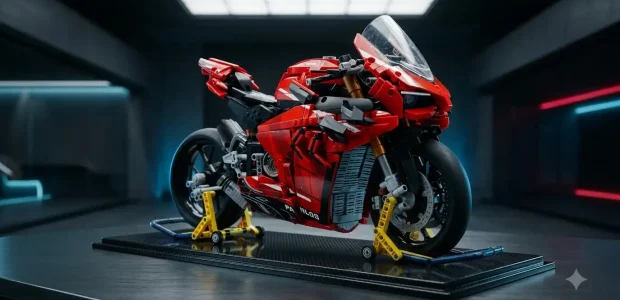 BAV Brick motorcycle sets lineup of 1:5 scale Harley and Ducati kits