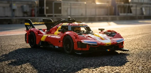 BAV Brick Ferrari 499P 1:8 model with number 51 Le Mans livery