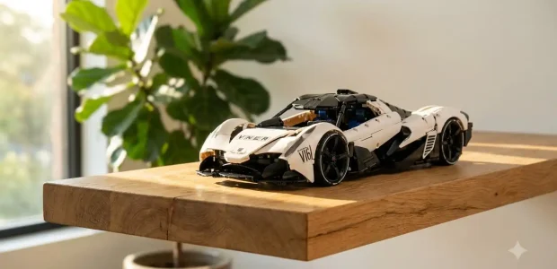 BAV Brick Devel Sixteen V16 1:8 scale hypercar model fully assembled