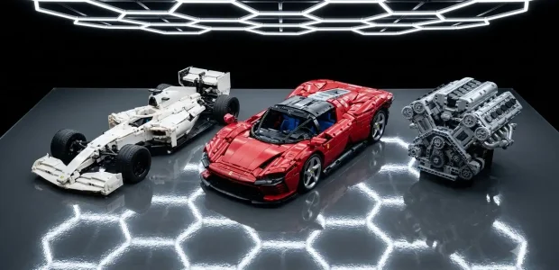 Best BAV Brick set shortlist with F1 car, supercar, and engine kit