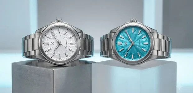 Aethelsohn Horizon Voyager Glacier and Shard watches with textured dials