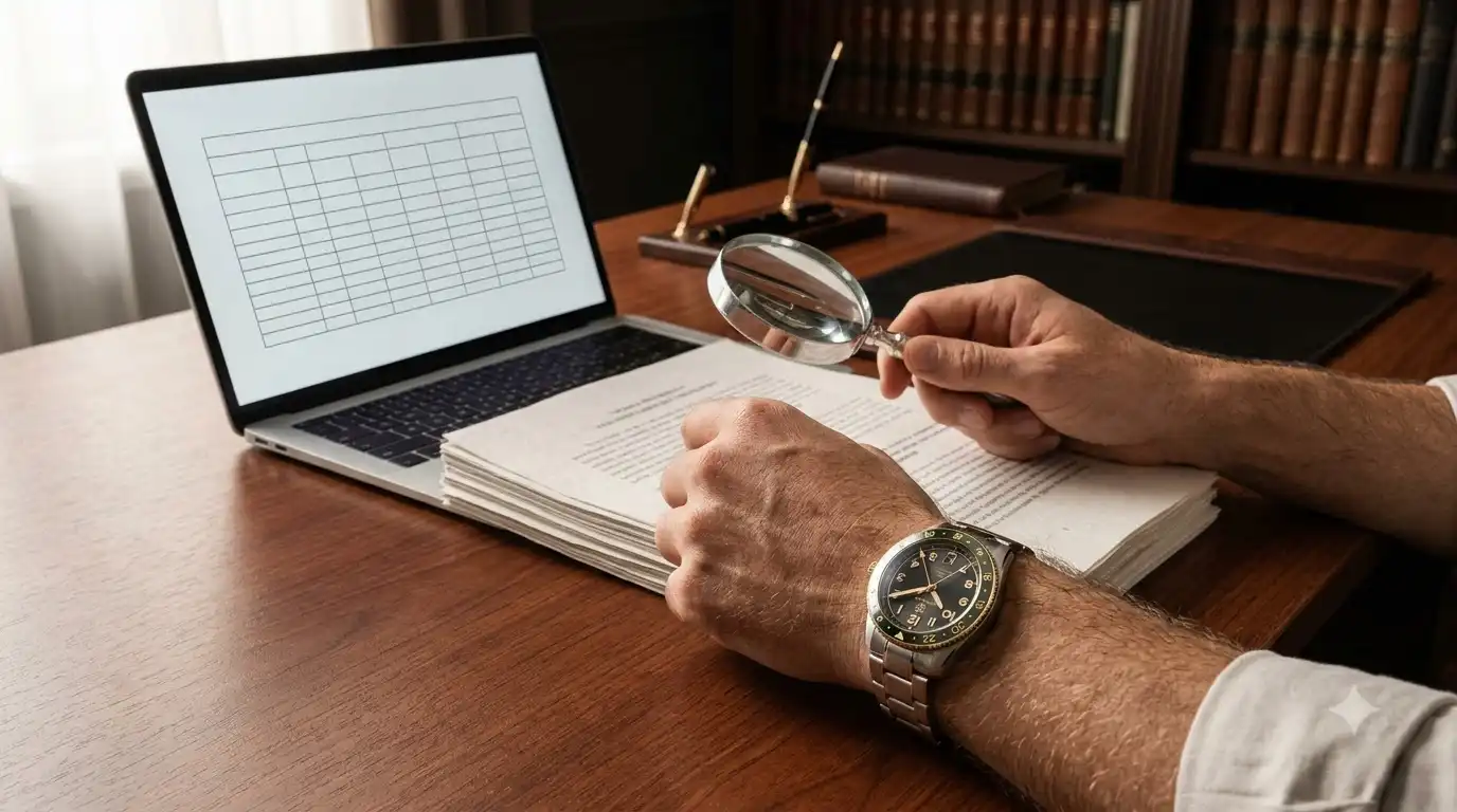 Who makes Aethelsohn watches: table of brand claims versus trademark record details