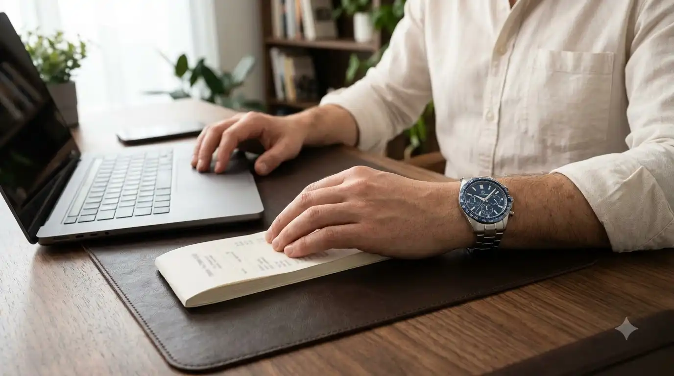 Return fee example on a $169 watch showing deductions and refund
